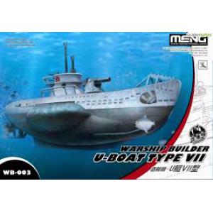 MENG MODELS WB-003 Q版船艦系列--WW II德國.海軍 VII.U型潛水艇