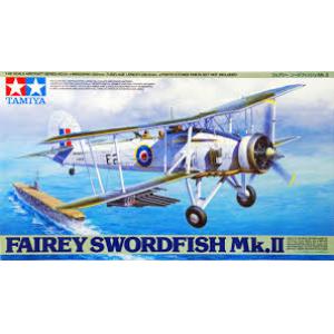 TAMIYA 61099 1/48 WW II英國.海軍 '劍魚'MKII魚雷攻擊機