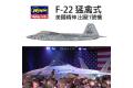 HASEGAWA 07467 1/48 美國.空軍 F-22'猛禽'匿蹤戰鬥機/限量生產/量產1號機式樣