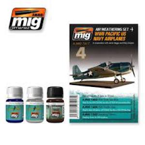 A.MIG-7417 WW II美國.海軍 太平洋戰區海軍機適用舊化組 AIR WEATHERING--WW II PACIFIC US NAVY AIRPLANES