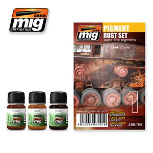 A.MIG-7400 顏料組--生鏽組 PIGMENT--RUST SET