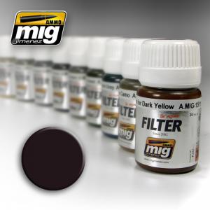 A.MIG-1506 濾鏡效果漆--褐色給深綠色 FILTER--BROWN FOR DARK GREEN