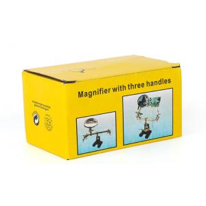 M-BOX ass-034 三支手夾具帶放大鏡  MAGNIFIER WITH THREE HANDLES