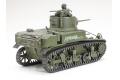 TAMIYA 35360 1/35 WW II美國.陸軍 M-3'司圖亞特'後期生產型輕型坦克/附1943年.國民革命軍.駐印第一戰車營水貼紙