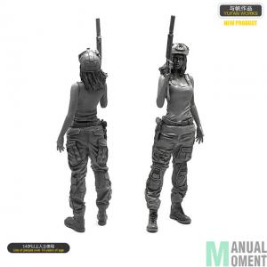 YUFAN MODEL LOO-03 1/35 戰地小玫瑰系列--美國.海軍 海豹突擊隊--女兵人物.你是女人