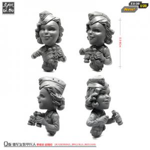 YUFAN MODEL YA-30 Q版--WW II德國.陸軍 女兵人物
