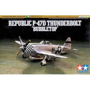 TAMIYA 60770 1/72 WW II美國.陸軍 P-47D'雷霆'戰鬥機