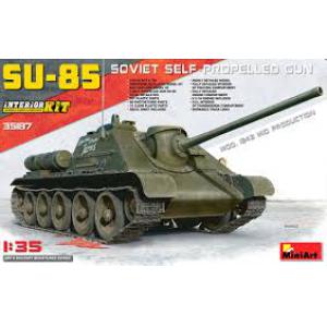 MINIART 35187 1/35 WW II蘇聯.陸軍 SU-85自行火炮/全內部構造