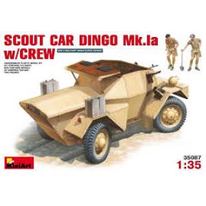 MINIART 35087 1/35 二戰英國.陸軍 '丁狗'MK.1a帶乘員人物輪式偵查裝甲車@@