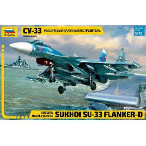 ZVEZDA 7297 1/72 蘇聯.海軍 蘇愷公司SU-33'海側衛'戰鬥機