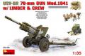 MINIART 35129 1/35 WW II蘇聯.陸軍 USV-BR 76mm榴彈砲/1941年...