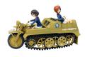 PLATZ 050639-GPSP-2 1/35 少女與戰車系列--劇場版.WW II德國.陸軍 Sd.Kfz.2半履帶車&美穗和優花里/大洗女子學院式樣
