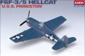 ACADEMY 2224 1/72 WW II美國.海軍 F6F-3/5'地獄貓'戰鬥機/駐普林斯頓航空母艦中隊