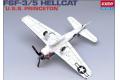 ACADEMY 2224 1/72 WW II美國.海軍 F6F-3/5'地獄貓'戰鬥機/駐普林斯頓航空母艦中隊