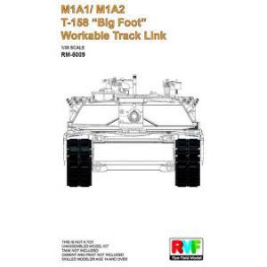 麥田模型/RFM RM-5009 美國.陸軍 M1A1/A2'艾布蘭'坦克適用T-158'大腳'活動式鏈接履帶