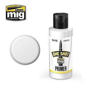 A.MIG-2022 ONE SHOT系列--白色底漆補土 WHITE PRIMER