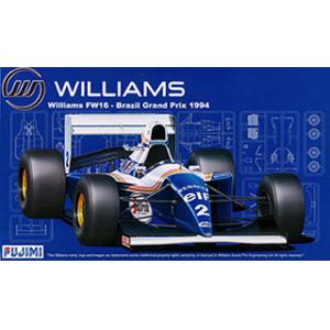 FUJIMI 090597-GP-18 1/20 威廉士車隊 FW-16方程式賽車/1994年.巴西站式樣@@