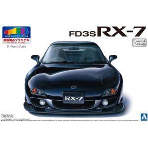 AOSHIMA 055113 PRE-PAINT系列--1/24 馬自達汽車 FD3S RX-7轎跑車/1999年.亮黑色