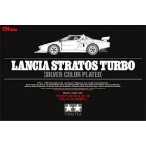 TAMIYA 25418 1/24 藍吉雅汽車 '斯特拉托斯/STRATOS'轎跑車/底色:銀色