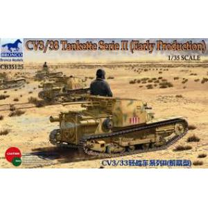BRONCO CB-35125 1/35 WW II義大利.陸軍 CV-3/33輕戰車系列II(前期型)