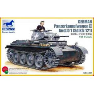 近期預定再到--BRONCO CB-35061 1/35 WW II德國.陸軍 Pz.II Ausf.D1(Sd.Kfz.121)II號D1型坦克