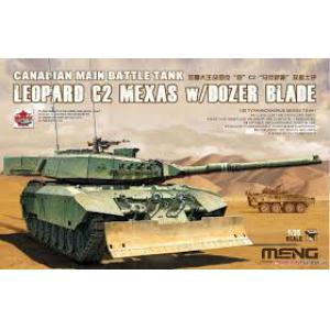 MENG MODELS TS-041 1/35 加拿大.陸軍 '豹C2馬克薩斯'帶推土鏟坦克