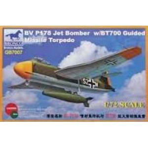 BRONCO GB-7007 1/72 WW II德國.空軍 BV P-178噴射轟炸機帶BT-700火箭助推魚雷