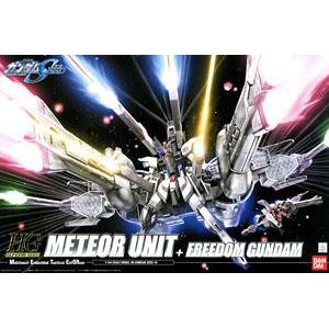 BANDAI 5056809 1/144 SEED#16--飛行器流星機+自由鋼彈 METEOR UNIT+FREEDOM GUNDAM