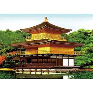 FUJIMI 500546 1/100 建築物系列--(16)金閣寺 Kinkaku Temple Brown Roof ver.