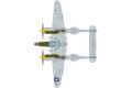 PLATZ AE-12 1/72 WW II美國.陸軍 P-38J'閃電'戰鬥機/第8空軍塗裝式樣.附CARTOGRAF廠水貼紙