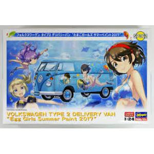 HASEGAWA 52162-SP-362 1/24 蛋女郎 福斯汽車 Type2貨卡車/2017年Egg Girls夏日活動彩繪式樣@@