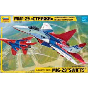 ZVEZDA 7310 1/72 俄羅斯.空軍 米格MIG-29''戰鬥機/海燕表演隊