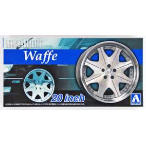 AOSHIMA 053720 1/24 #39 LEONHARDIRITT公司 WAFFE 20英吋輪框及輪胎