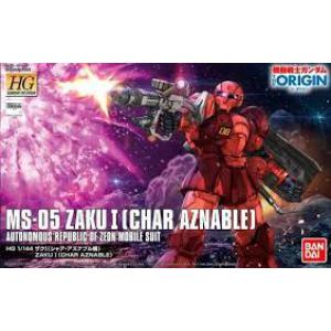 BANDAI 5057737 1/144 ORIGIN版--#015 MS-05 薩克 I(夏亞座機) ZAKU I(CHAR AZNABLE)