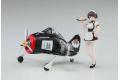 HASEGAWA 52197-SP-397 Q版飛機與女郎收集--#08 WW II德國.空軍 福克.沃夫 FW-190A戰鬥機&'羽澄禮'女傭/限量生產@@