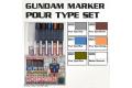 MR.HOBBY GMS-122 鋼彈適用馬克筆套組/6色 GUNDAM MAKER SET/6 COLOR