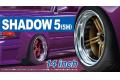 AOSHIMA 055376 1/24 #66 SHADOW SPOKE公司 5(H) 14英吋輪框及輪胎(5代)
