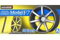 AOSHIMA 055168 1/24 #82 ADVAN 公司 MODEL F7 20英吋輪框及輪...