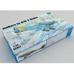 TRUMPETER 02425 1/24 WW II德國.空軍 容克斯JU-87G-2'斯圖卡'俯衝轟炸機