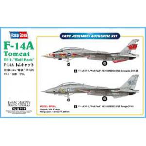 HOBBY BOSS 80279 1/72 美國.海軍 F-14A'雄貓'戰鬥機/VF-1中隊式樣