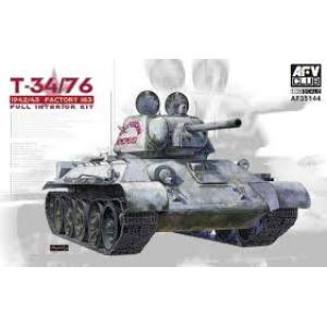 AFV CLUB 35144 1/35 WW II蘇聯.陸軍 T-34/76 1942/43年183工廠生產型坦克/全內構