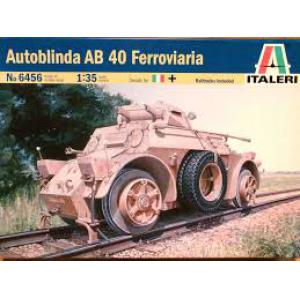 ITALERI 6465 1/35 WW II義大利.陸軍 AUTOBLINDA公司 AB-40改裝型軌道裝甲車