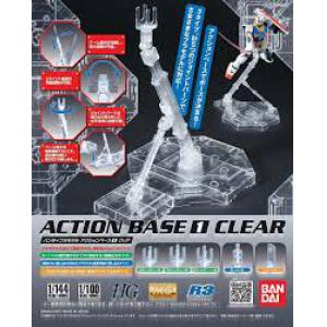 BANDAI 5057417 1/100及1/144 鋼彈 萬用可動展示架(透明) ACTION BASE(CLEAR)