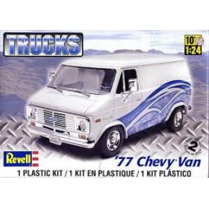 REVELL 85-7221 1/24 美國.通用汽車 '雪佛蘭'廂型/麵包車/1977年分 '77 CHEVY VAN