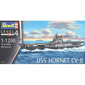 REVELL 05823 1/1200 WW II美國.海軍 CV-8'大黃蜂'航空母艦