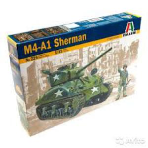 ITALERI 0225 1/35 WW II美國.陸軍 M-4A1'謝爾曼'坦克/1945-2015年歐戰勝利式樣