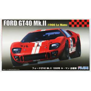 FUJIMI 126067-RS-51 1/24 福特汽車 GT-40轎跑車/1966年力曼賽事3號車式樣