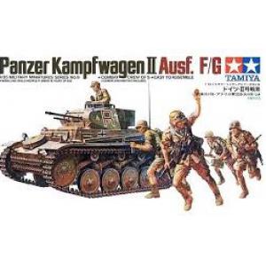 TAMIYA 35009 1/35 WW II德國.陸軍 Sd.Kfz.121 Ausf.F/G 二號坦克F/G型坦克