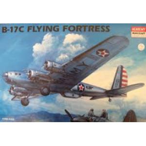 ACADEMY 1666 1/72 WW II美國.陸軍 B-17C'空中堡壘'轟炸機