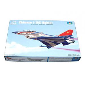 TRUMPETER 01644 1/72 中國.人民解放軍空軍 J-10S'猛龍'戰鬥教練機/八一表演隊式樣